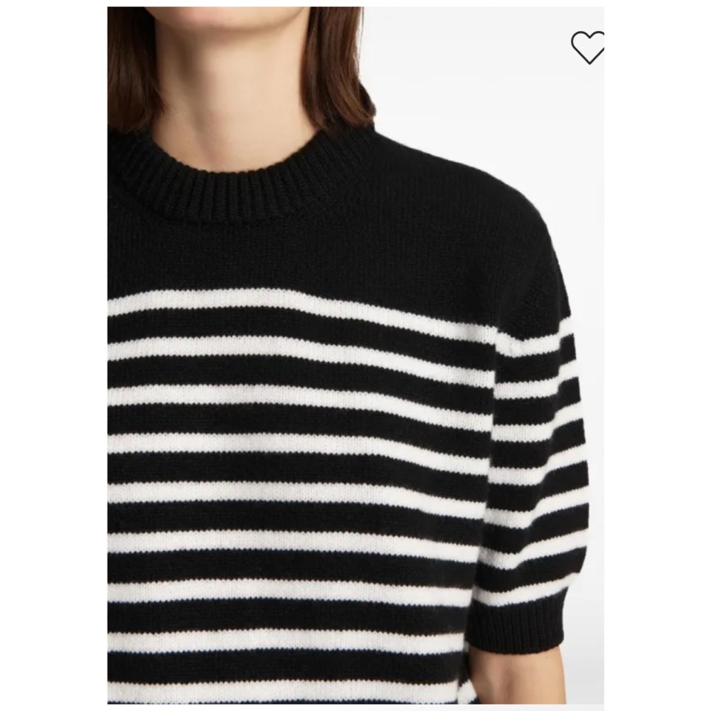 KHAITE Davin Striped Sweater. Crafted in Italy from 100% luxurious cashmere. - Picture 5 of 5
